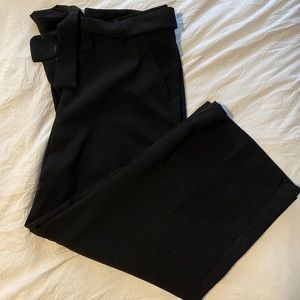 Cynthia Rowley Wide Leg Belted Dress Pants